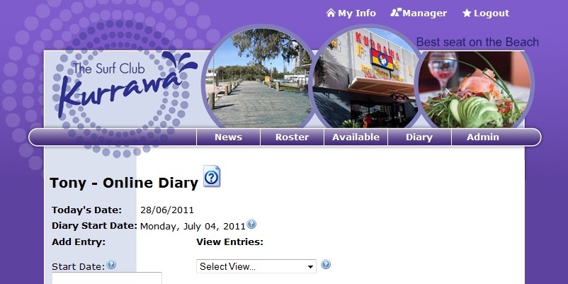 Kurrawa Surf Club Theme